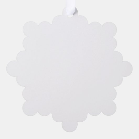 Cheap Toy snowflake paper ornament Karte (Rückseite)