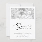 Cheap Vellum Effect Elegant Minimalist Black White (Vorderseite)
