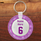 CHEAP Volleyball Schlüsselanhänger BULK mit NAME, (Vorderseite)