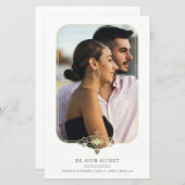 Cheap Wedding Flourish Filigree Fancy Photo Frame (Vorne/Hinten)