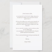 Cheap Wedding Flourish Filigree Fancy Photo Frame (Rückseite)