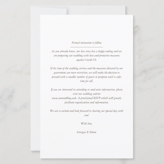 Cheap Wedding Flourish Filigree Fancy Photo Frame (Rückseite)