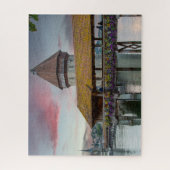 Cheapel Bridge in Luzern, Schweiz Puzzle (Vertikal)