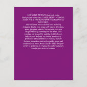 CHEAPEST WEDD INVITATIONS Sonnenblumen Eukalyptus Flyer (Hinten)