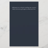 CHEAPEST Wedding Invitation Green Wreath BUDGET (Rückseite)