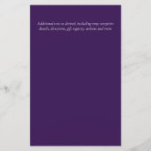 CHEAPEST Wedding Invitation Green Wreath BUDGET (Rückseite)