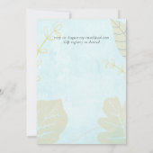 Cheapest Wedding Watercolor Blue Wash Script (Rückseite)