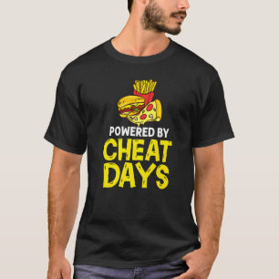 Cheat Day Diät Food Workout Quotes Fitness Gym 2 T-Shirt