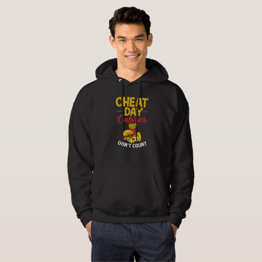 Cheat Day Diet Food Workout Quotes Fitness Gym 3 Hoodie (Vorne ganz)