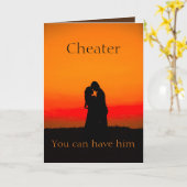 Cheat Lady Karte (Gelbe Blume)