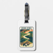 Cheat River West Virginia Colors Gepäckanhänger (Rückseite vertikal)