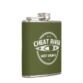 Cheat River, West Virginia Flachmann (Rechts)