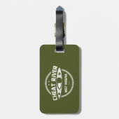 Cheat River, West Virginia Gepäckanhänger (Rückseite vertikal)