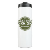 Cheat River, West Virginia Thermosbecher (Vorderseite)