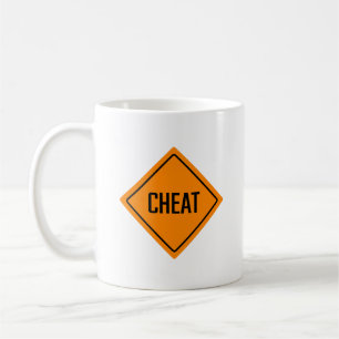 Cheat Word-Zeichen Klassische Tasse