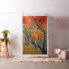 Cheater Quilt Panel in William Morris Style Stoff