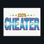 Cheater Star Tag V2 Postkarte<br><div class="desc">100% KEATER STAR TAG</div>
