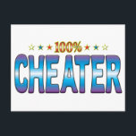 Cheater Star Tag V2 Postkarte<br><div class="desc">100% KEATER STAR TAG</div>