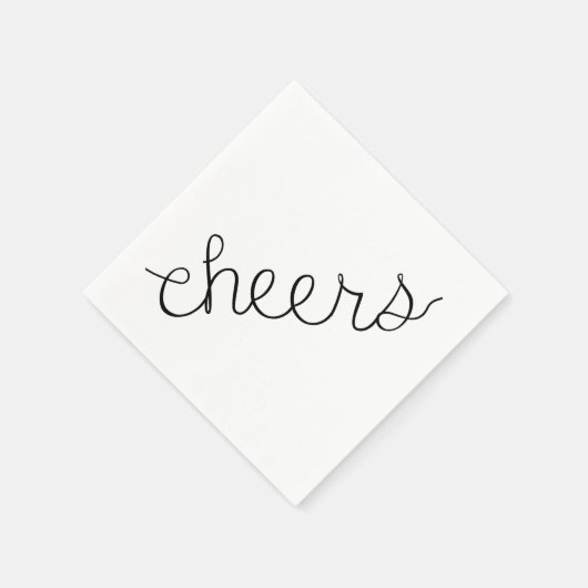 Cheats Cocktail Napkin Bar Art Housewarming Serviette (Ecke)