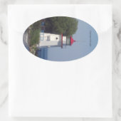 Cheboygan Crib Light-Aufkleber Ovaler Aufkleber (Tasche)