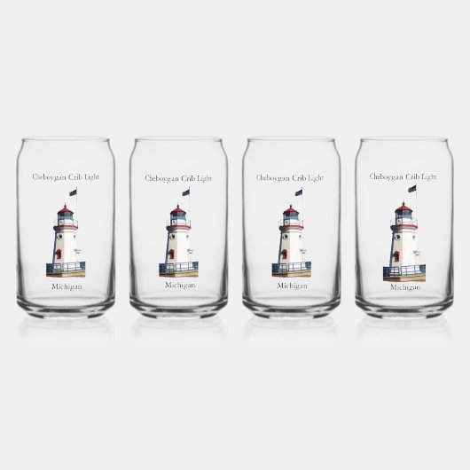 Cheboygan Crib Light kann Glas (Vorderseite)