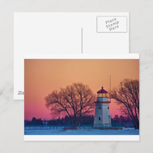 Cheboygan Light #3003 Postkarte (Vorne/Hinten)