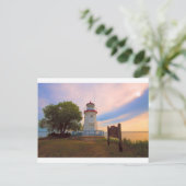 Cheboygan Lighthouse #6569 Postkarte (Stehend Vorderseite)