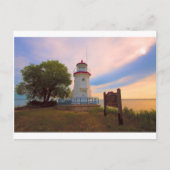 Cheboygan Lighthouse #6569 Postkarte (Vorderseite)