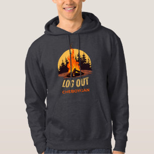Cheboygan Michigan Lagerfeuer Hoodie