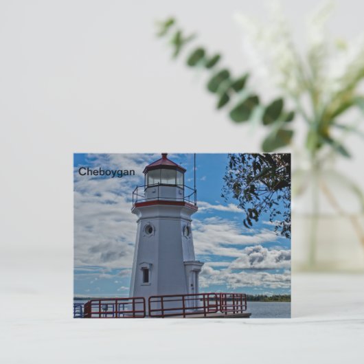 Cheboygan Postkarte (Stehend Vorderseite)