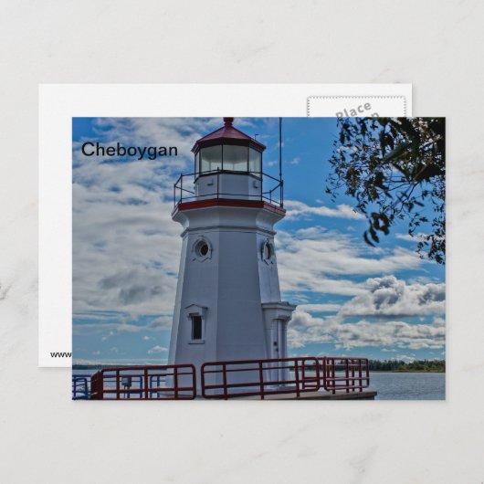 Cheboygan Postkarte (Vorne/Hinten)