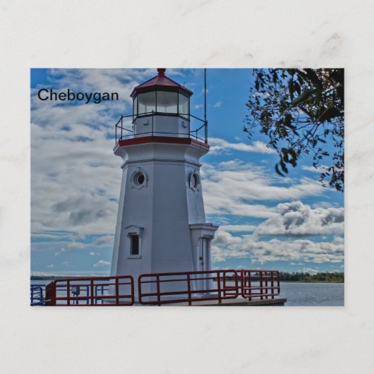Cheboygan Postkarte (Vorderseite)