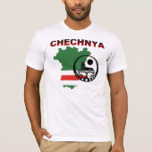 Chechnya + Map + Gerb T-Shirt (Vorderseite)