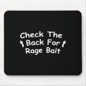 Check Back For Rage Bait Funny Meme Gift Mousepad (Vorne)
