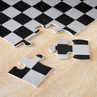 Check Brushed Steel Puzzle