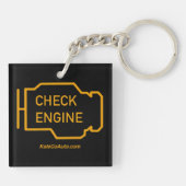 Check Engine Light Keychain Schlüsselanhänger (Rückseite)
