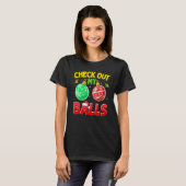 Check Out My Balls Dirty Christmas For Mens Adult T-Shirt (Vorne ganz)