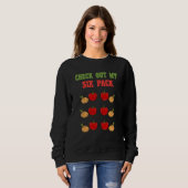 Check Out My Six 6 Pack Onion Paprika Weightlift M Sweatshirt (Vorne ganz)