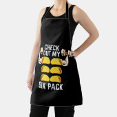 Check Out My Six Pack 6-Pack Tacos - Funny Schürze (InSitu)