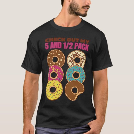 Check Out My Six Pack   Donut  1 T-Shirt (Vorderseite)