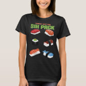 Check Out My Six Pack Fitness Sushi T-Shirt (Vorderseite)