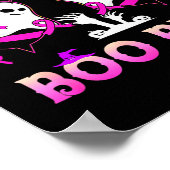 Check Your Boo Bees Funny Breast Cancer Halloween  Poster (Ecke)