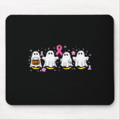 Check Your Boo Bees Funny Breast Cancer Mousepad (Vorne)