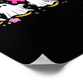 Check Your Boo Bees Funny Breast Cancer Poster (Ecke)