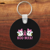 Check Your Ees Boo Bees Breast Cancer Halloween Gh Schlüsselanhänger (Vorderseite)
