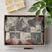 Checkboard Santa Clause Seidenpapier (Geschenk)