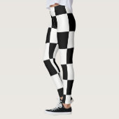 Checkboard ~ Schach~ Square Design Schwarz/Weiß* Leggings (Links)