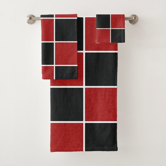 Checkboard (Weitere Optionen): Badhandtuch Set (Insitu)