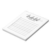 Checkbox für das Auswahlfeld Weißes Elegantes Pins Notizblock (Rotiert)