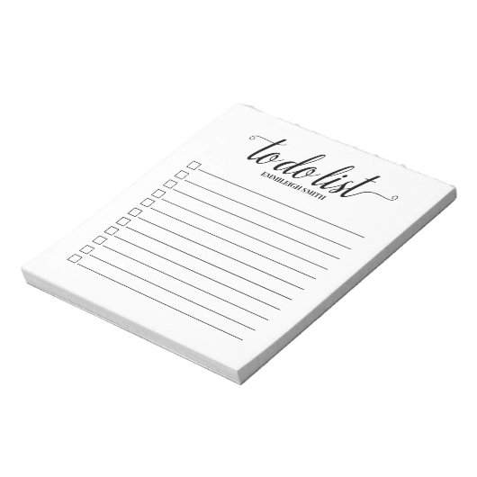 Checkbox für das Auswahlfeld Weißes Elegantes Pins Notizblock (Rotiert)